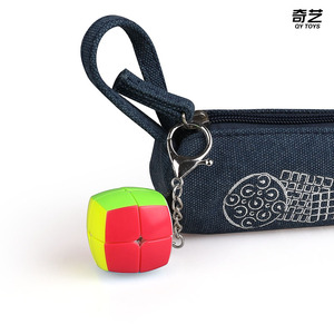 Qiyi 2x2 Keychain Rubik's <b>Cube</b> 3.5cm Mini <b>Puzzle</b> Pendant For Youth And Kids Unisex Toy - Product Image 3