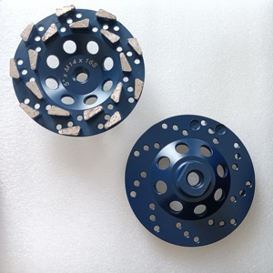 5'' (125mm) & 7'' (180mm) Doppelreihige Dreifach-<span class=keywords><strong>Segment</strong></span>-Diamant-Schleifscheiben für Vorbereitungsarbeiten - Product Image 4