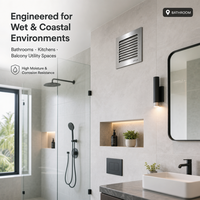 Diffuseur d'air carré moderne en acier inoxydable pour système de ventilation, installation facile