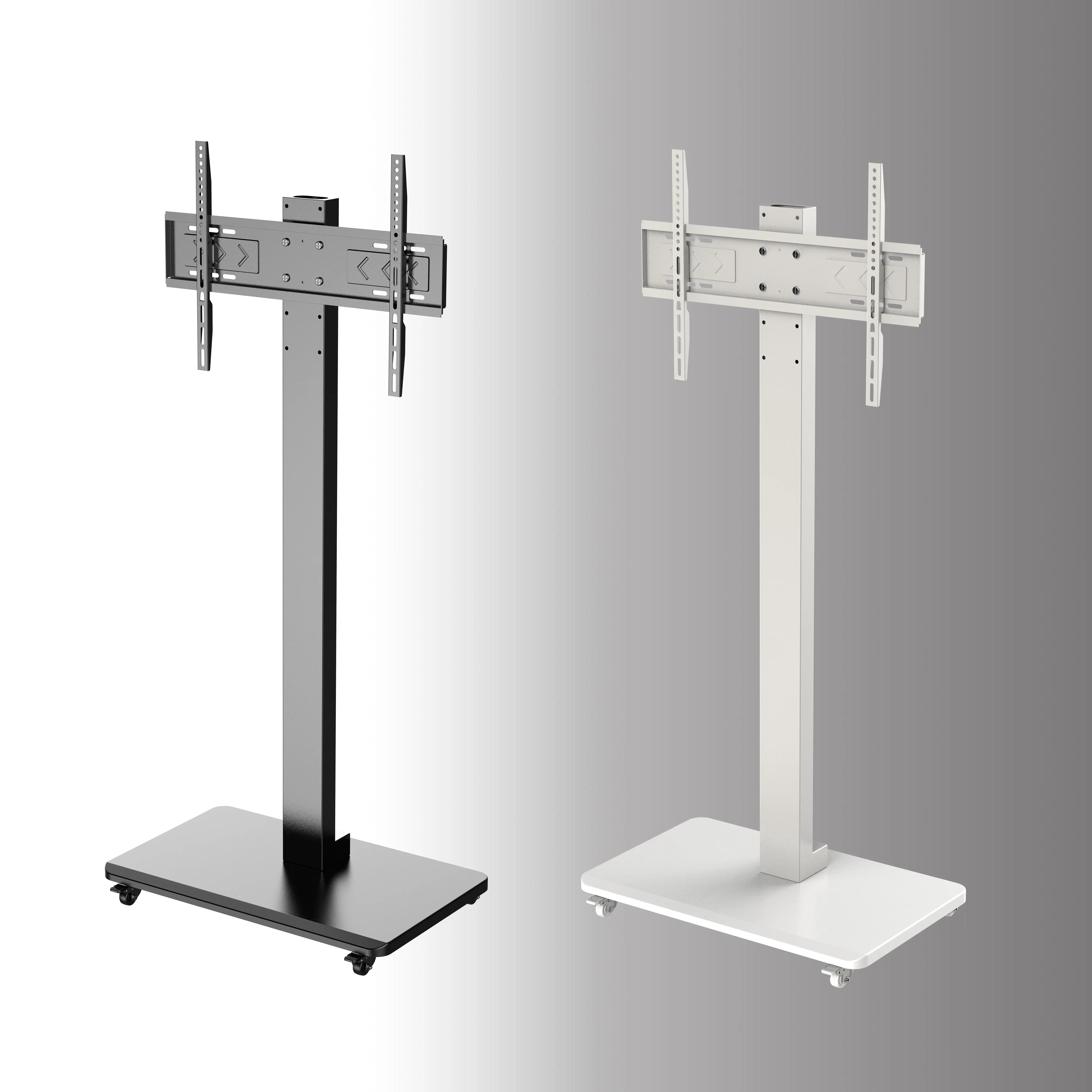 Support TV Mobile à écran plat LED LCD Plasma, chariot TV Mobile avec étagère DVD