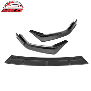 For Honda CR-V CRV 2023-2026 IKON Style Matte Black Front Bumper Lip Spoiler PP 3PC High Quality Auto <b>Parts</b> Body Kit - Product Image 4