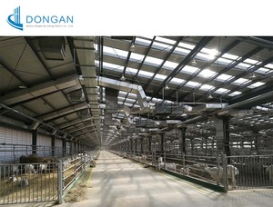 Construcción <span class=keywords><strong>de</strong></span> Naves Agrícolas Prefabricadas <span class=keywords><strong>de</strong></span> Acero a Bajo Costo para Ovejas, Ganado Vacuno, Cabras Lecheras, Aves <span class=keywords><strong>de</strong></span> Corral - Product Image 4