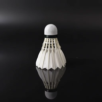 Volants de badminton JunXin A011 pour entraînement et tournoi, plumes d'oie, vol stable, polyvalents, pour joueurs professionnels