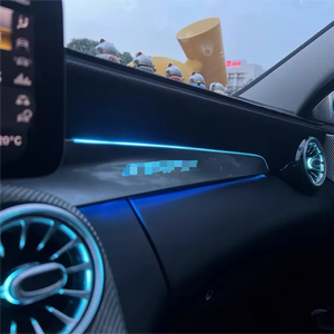 Pour <span class=keywords><strong>Mercedes</strong></span> Benz W205 X253, éclairage ambiant de voiture, LED, turbine, sortie d'air, Benz Classe C, GLC, éclairage ambiant intérieur - Product Image 4