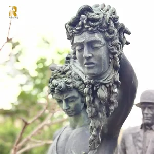 Cuộc sống-kích thước thiết kế hiện đại <span class=keywords><strong>Bronze</strong></span> Perseus và Medusa 3D Điêu khắc để bán - Product Image 6