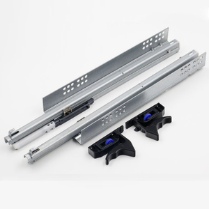 Hiện đại ba phần mềm đóng đầy đủ ba phần mở rộng giấu ngăn kéo trượt cho nhà bếp phòng tập thể dục phòng ngủ ăn uống dưới núi - Product Image 1