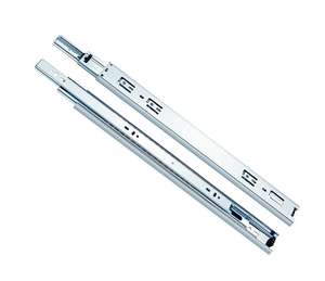 Corredores de cajón de extensión completa YOUDO de 3 pliegues, toboganes de 45mm, Canal telescópico, guías de cajón resistentes - Product Image 4