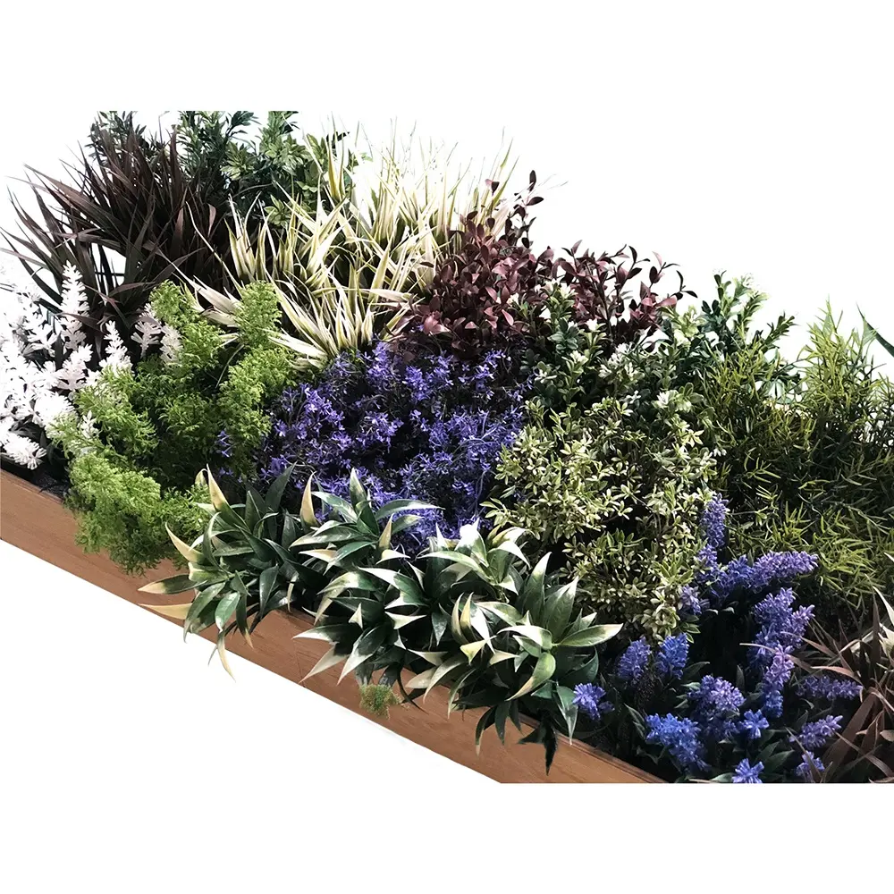 Großhandel Garten dekoration feuer hemmende und UV proof freien kleine künstliche anlage dekorative blume pflanzer