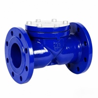 Clapet anti-retour silencieux en fonte ductile NBR EPDM PN10, raccordement à bride de 2 à 12 pouces, OEM pour l'alimentation en eau, le chauffage et les eaux usées