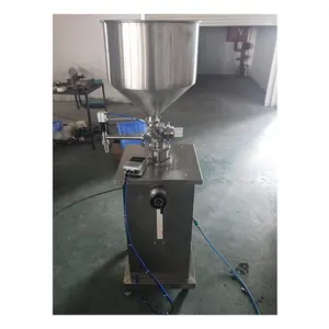 Store Semi-automatic pneumatic liquid filling machine viscous paste dosing filler manual cosmetic gel filling machine