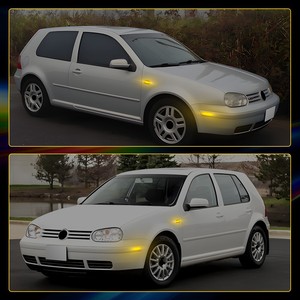 Auxito VW MK4 Golf GTI R32 Jetta Amber LED กันชนหน้าโคมไฟด้านข้าง - Product Image 6