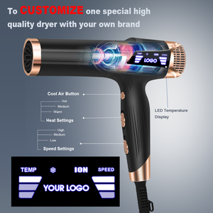 Asciugacapelli Professionale con Motore BLDC 2400W, Asciugacapelli di Alta Qualità per Salone, Phon a Ioni Negativi Portatile - Product Image 2