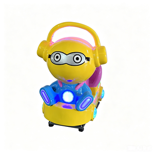 <span class=keywords><strong>Coche</strong></span> Balancín de Fibra de Vidrio con Diseño de <span class=keywords><strong>Minion</strong></span>, Juego Mecánico Infantil Operado con Monedas y Luces LED - Product Image 5