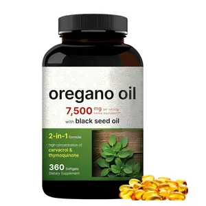 Wholesale OEM ODM Oregano Oil Capsules Softgels For Immune Support Digestive Health