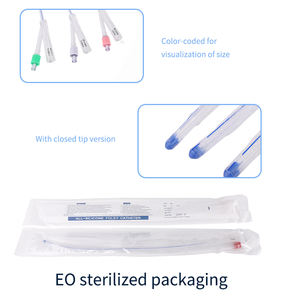 สายสวนปัสสาวะแบบใช้แล้วทิ้งชนิดซิลิโคนเคลือบสองชั้น ได้รับการรับรองมาตรฐาน CE ระดับ I สำหรับเด็ก/ผู้ใหญ่ - Product Image 6