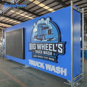 Panneau extérieur de recherche de voie extérieure Panneau de pylône de <span class=keywords><strong>lavage</strong></span> de camion sur pied Panneau de pylône de <span class=keywords><strong>lavage</strong></span> de voiture publicitaire illuminé - Product Image 3