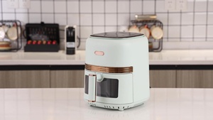 Vente directe usine : Friteuse à air numérique intelligente 4,5 L avec commande tactile, pour une cuisson saine, appareil de cuisine électrique en plastique pour le marché allemand et français - Product Image 4