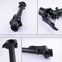 BMX vélo 25.4 tige de vélo pliant réglable en alliage d'aluminium de 1 à 1/8 pouces pour pièces de vélo de 25.4mm