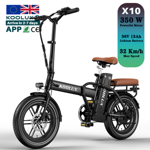 <span class=keywords><strong>Vélo</strong></span> <span class=keywords><strong>électrique</strong></span> <span class=keywords><strong>pliable</strong></span> EU UK X10 Koolux Ebike 16 pouces pour adultes, <span class=keywords><strong>vélo</strong></span> de ville <span class=keywords><strong>électrique</strong></span>, dropshipping, 36V 13Ah, avec application - Product Image 1