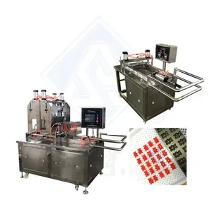 Production Line Bean Depositor Jelly Candy Make Lollipop Bear Gummy Machine Candy Making Automatic Machine