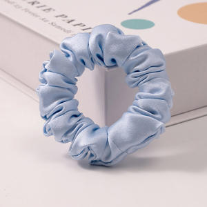 Hete Aanbiedingen OEM/ODM Groothandelsprijs Zware Kwaliteit Natuurlijke Zijden Haarbandjes Moerbeizijden Scrunchies Set Op Maat Gemaakte Zijden Haarbandjes - Product Image 5