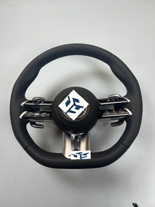 Volant en fibre de carbone LED noir piano personnalisé, style amélioré, pour Mercedes-Benz Classe A/B/C/E/G/S, CL, GL, <span class=keywords><strong>SL</strong></span>, <span class=keywords><strong>AMG</strong></span> GT - Product Image 4