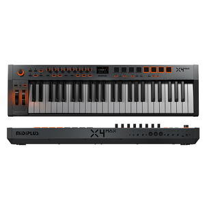 Teclado Controlador MIDI Profesional Midiplus X4 MAX de 49 Teclas Semipesadas con Pantalla OLED <span class=keywords><strong>para</strong></span> Producción Musical en Estudio - Product Image 2