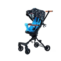Poussette de bébé pliante facile de voyage léger Structure stable confortable Poussette de bébé pliante