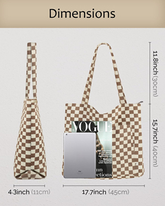 Large Corduroy Tote <b>Bag</b> for Women Travel Shoulder <b>Bags</b> Women <b>Work</b> Handbags Everyday Hobo <b>Bag</b> - Product Image 4