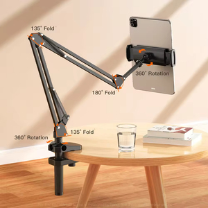 All'ingrosso pigro <span class=keywords><strong>letto</strong></span> 360 rotante pigro braccio lungo pigro portatile staffa regolabile supporto <span class=keywords><strong>tablet</strong></span> regolabile con morsetto - Product Image 2