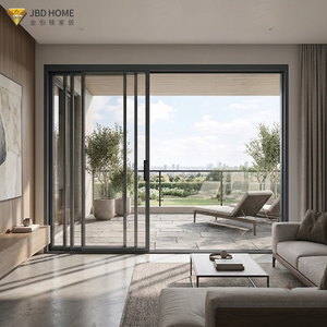 <span class=keywords><strong>Puerta</strong></span> Corredera Moderna con Marco Estrecho, Puertas Correderas de Aluminio <span class=keywords><strong>para</strong></span> Patio y Balcón, Puertas Correderas Interiores de Aluminio <span class=keywords><strong>para</strong></span> Casas - Product Image 1