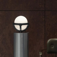 XZ foncé déconstructiviste Led décoratif en laiton verre chevet moderne chambre Table couloir escalier cuivre lampe cuir lumière