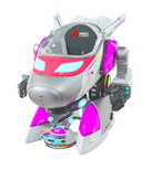 Robot Pengendara Listrik Aviark Warrior 2 Pemain untuk Anak-Anak, Wahana Petualangan untuk Penggunaan di Pusat Perbelanjaan, Robot Pengemudi untuk Anak-Anak
