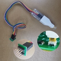 Sonda de pines Pogo para programación de chips BIOS EEPROM IC SOP8/WSON8/QFN8/SOIC8 con cable Dupont