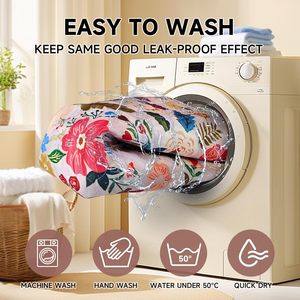 Tampons lavables absorbants lourds pour chiots en gros d'usine 4 couches <span class=keywords><strong>300</strong></span> lavages tampons de dressage de chien réutilisables imperméables respectueux de l'environnement - Product Image 2