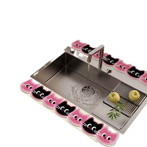 Tapete de cocina de dibujos animados, de tierra de diatomeas, impermeable, absorbente, para encimera y salpicadero. - Product Image 5