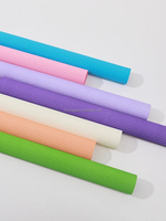 Kertas Origami Kertas Bergelombang PE Guangzhou E F Flute DIY Kertas Kemasan Bunga Warna-warni Tahan Lembab 20 Lembar Per Pak Satu
