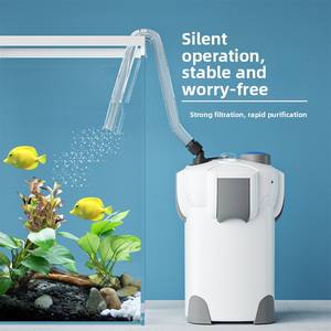 Sunsun-HW <span class=keywords><strong>Serie</strong></span> Modern Aquarium Filtersysteem Waterval Regenwoud Stille Externe Container Filterpompen 50L Box Vis - Product Image 6