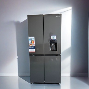 Réfrigérateur Fushitu 220V gris, <span class=keywords><strong>distributeur</strong></span> d'<span class=keywords><strong>eau</strong></span>, grande capacité 591L, 4 portes, conservation des aliments, lumière, onduleur, modèle haut de gamme - Product Image 1