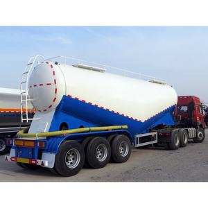 รถพ่วงบรรทุกปูนซีเมนต์แบบกำหนดเอง ขายตรงจากโรงงาน บรรทุกได้สูงสุด 3 เพลา - Product Image 3