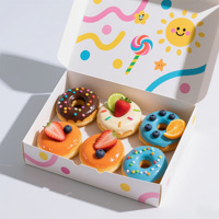 Boîtes d'emballage pour biscuits en carton recyclable de qualité alimentaire, boîtes de rangement pour desserts, biscuits, brownies, beignets avec séparateurs