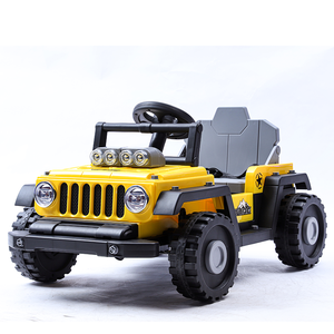 Kart électrique pour enfants à double propulsion, prix d'usine, véhicule jouet à 4 roues en plastique avec système audio et pistolet jouet amusant - Product Image 3