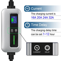 Chargeur AC portable pour véhicules électriques NACS 32A 40A 48A Chargeur mobile pour véhicules électriques