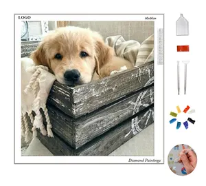 5d Diy Diamond Painting Animal Dog Diamond Painting Set Diamond Art Painting Pet Pictures