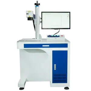 Mesin penanda Laser, mesin cetak warna dan ukiran berdiri Desktop 50W Max portabel dan genggam