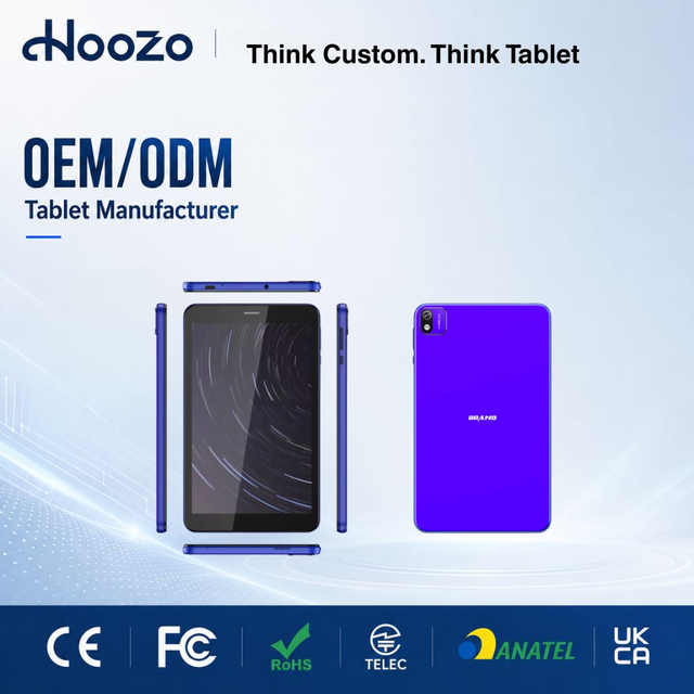 No Battery 8" Allwinner Octa Core Android 15 32GB WiFi6 USB-C Tablet for Embedded Kiosk & Digital Signage Solution Entertainment