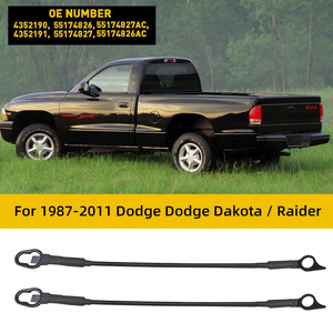 Cables para puerta trasera para Dodge Dakota 1987-2011 4352190 y 4352191, par de cables de acero negros - Product Image 4