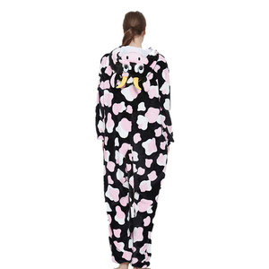 Pijamas de Franela <span class=keywords><strong>Polar</strong></span> para Parejas, Tallas Grandes, Diseño de Animales de Dibujos Animados, Manga Larga, Cómodos y a la Moda, Venta al Por Mayor - Product Image 3