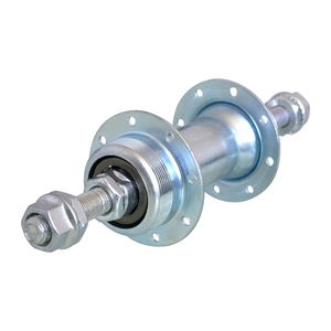 Moyeux de <span class=keywords><strong>roue</strong></span> de vélo légers en acier argenté à 16 trous, compatibles <span class=keywords><strong>VTT</strong></span>/BMX, avant/<span class=keywords><strong>arrière</strong></span>, <span class=keywords><strong>axe</strong></span> à visser, construction durable - Product Image 2