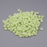 Blocs de construction en plastique faits à la main, remplis de petites particules, 40 pièces, modèles de plantes et d'arbres en forme de fleur à cinq pétales, 100 jouets de construction